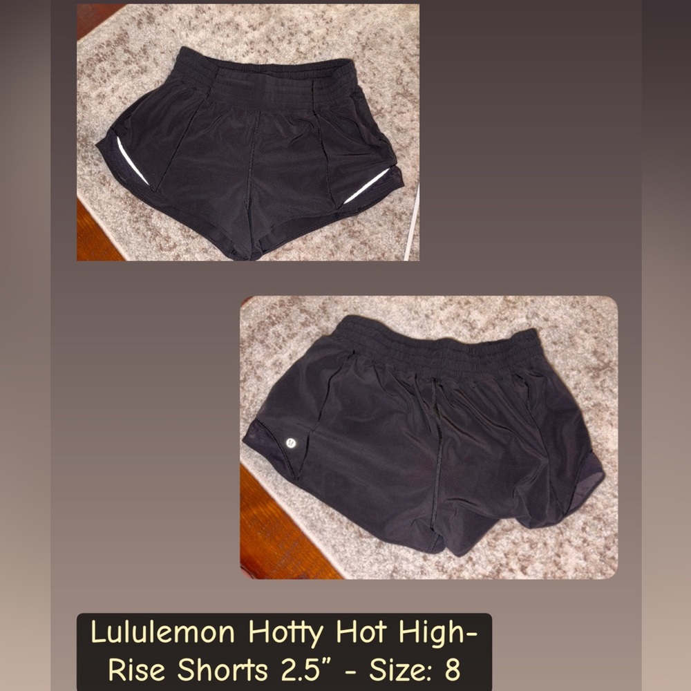 lululemon athletica Black Athletic Shorts